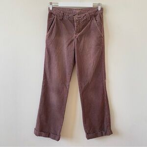 Paper Denim & Cloth Women's Corduroy Pants in Brown Cuffed Size 26
